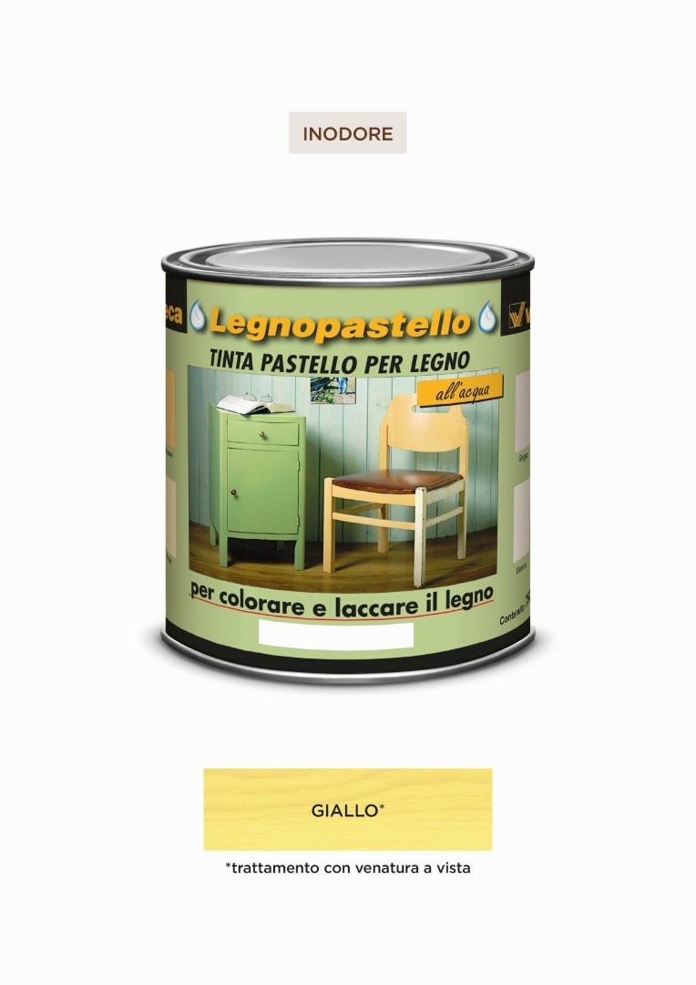 Legnopastello Tinta Ml 250 Giallo – Veleca