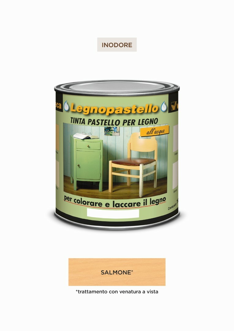 Legnopastello Tinta Ml 250 Salmone – Veleca