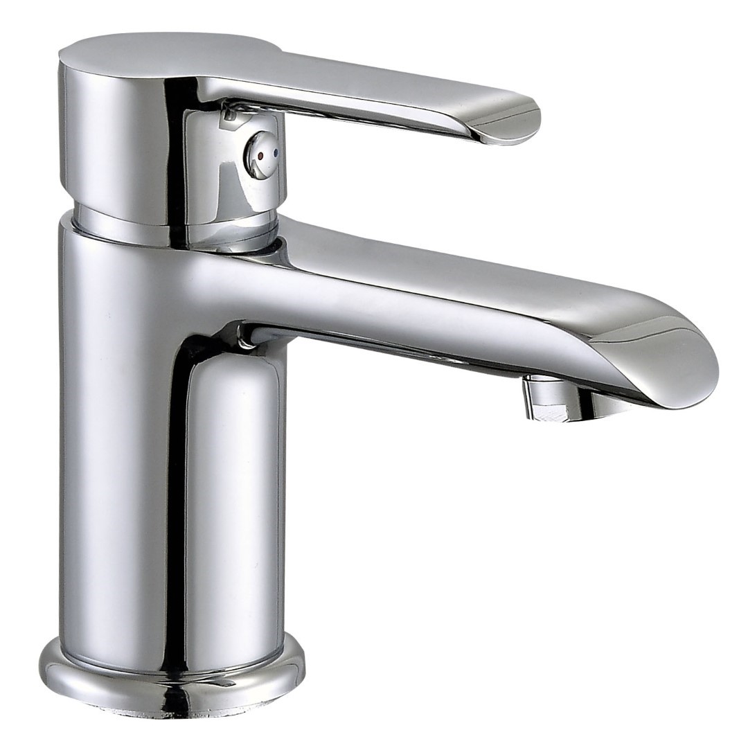 Miscelatore Rubinetto Monocomando Per Lavabo Serie Ariel Cromo D.35 – Idrobric