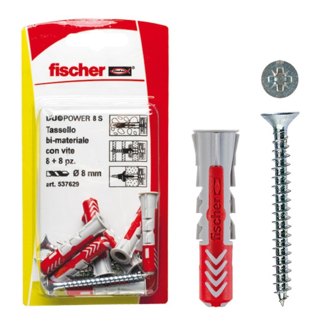 Tasselli Univer. Duopower 5 S K Set 5 Pezzi – Fischer