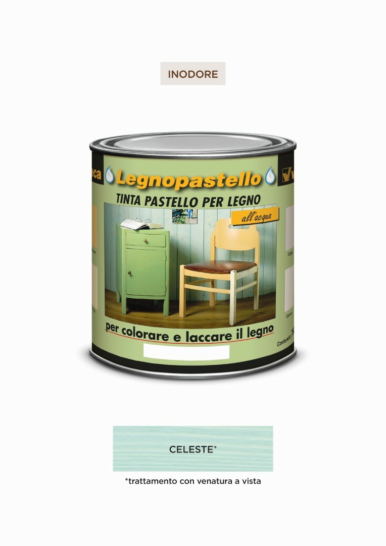 Legnopastello Tinta Ml 250 Celeste – Veleca