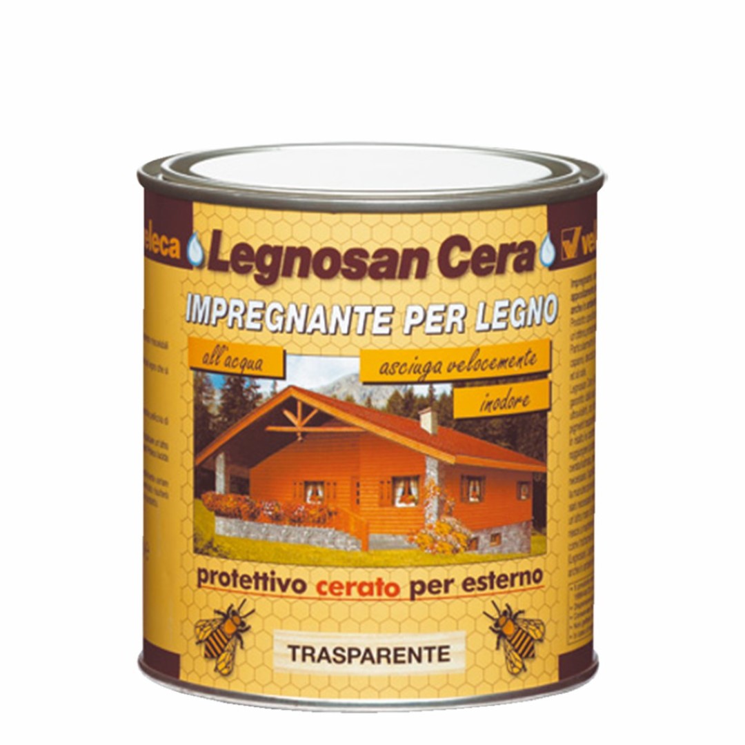 Impregnante Protettivo 2,5 Lt Mogano Cera Per Legno Legnosan Veleca – Veleca