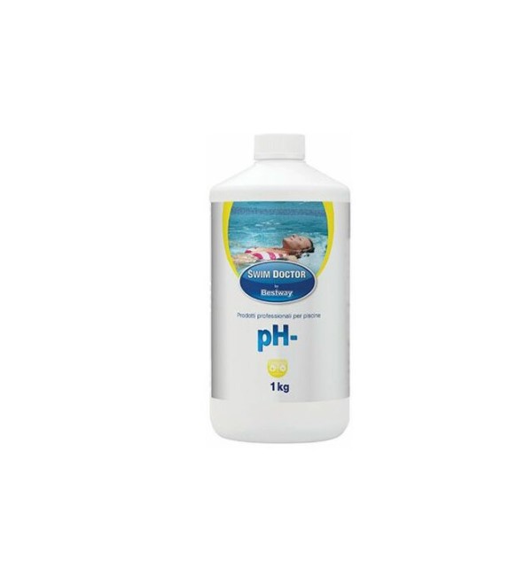 Riduttore Liquido Di Ph Per Piscina 1 Litro Bestway Set 5 Pezzi- Best Way