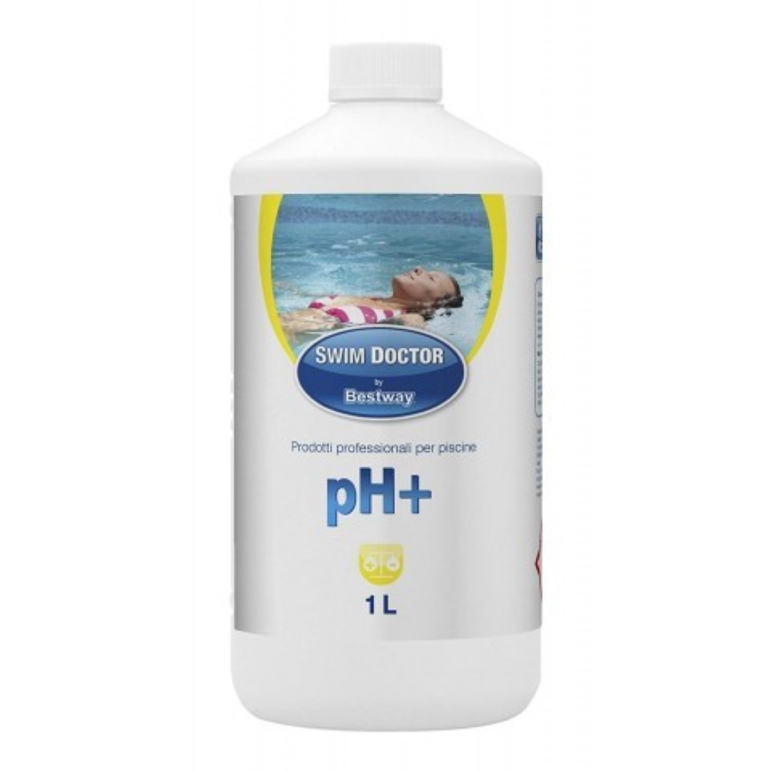 Correttore Incrementatore Liquido Di Ph Per Piscine 1 Lt 59026 Set 5 Pezzi- Best Way