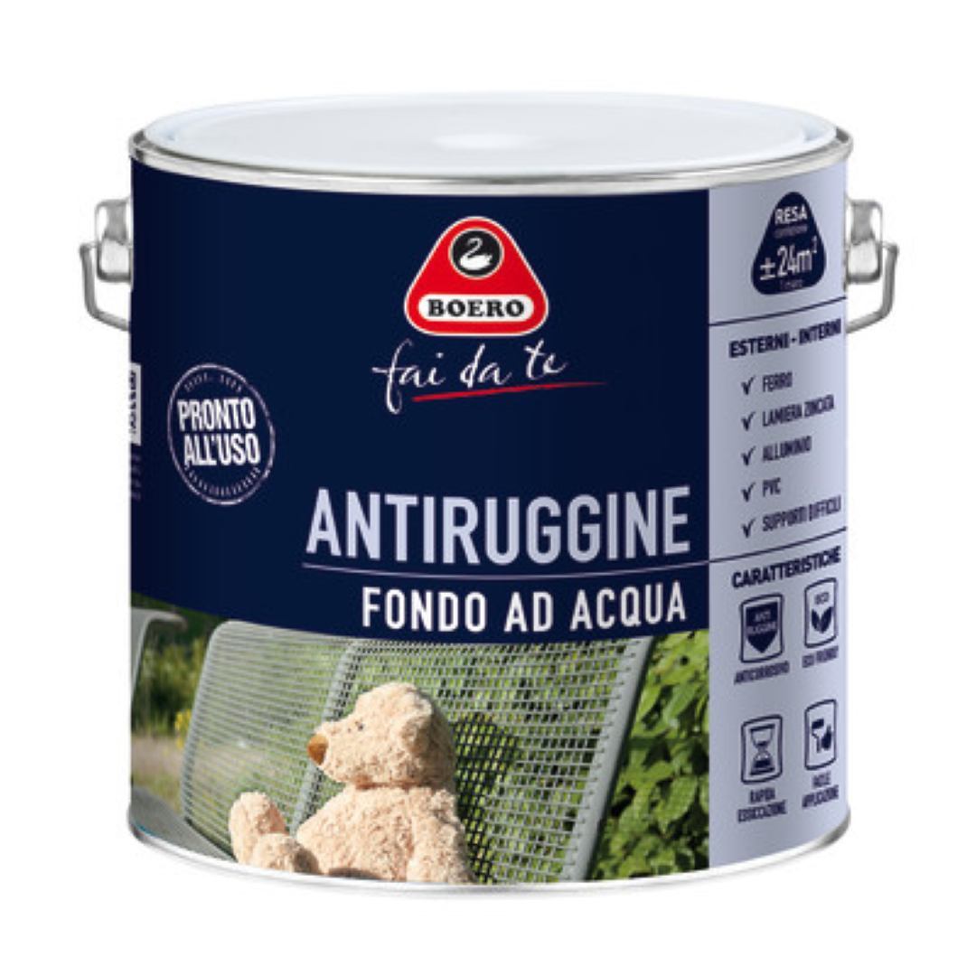 Fondo Antiruggine Acqua 2 Litri – Boero