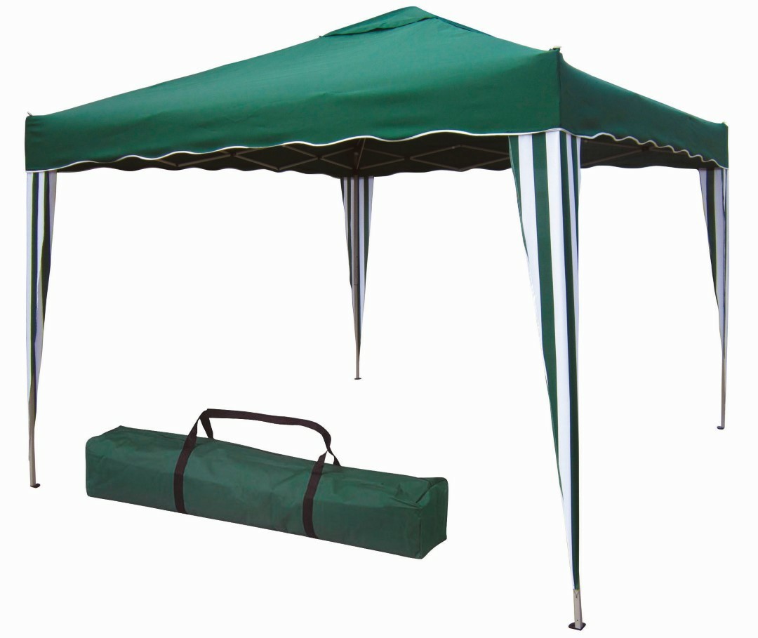 Gazebo Metallo Pieghevole 3X3 Automatico Verde Con Sacca 787/33 – Biacchi Ettore