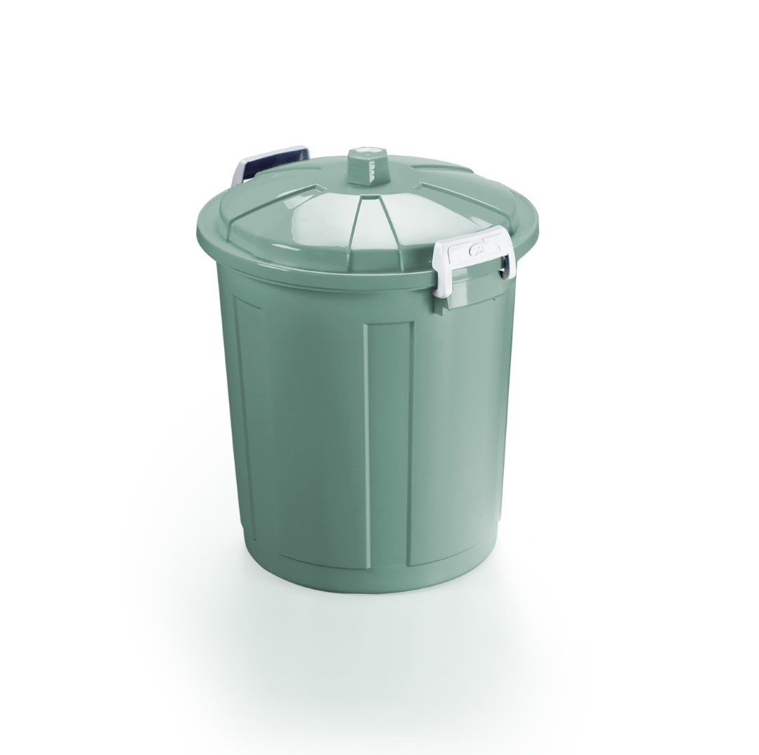 Contenitore Con Coperchio Tommy Da 21 Litri Verde Mazzei – Mazzei Home