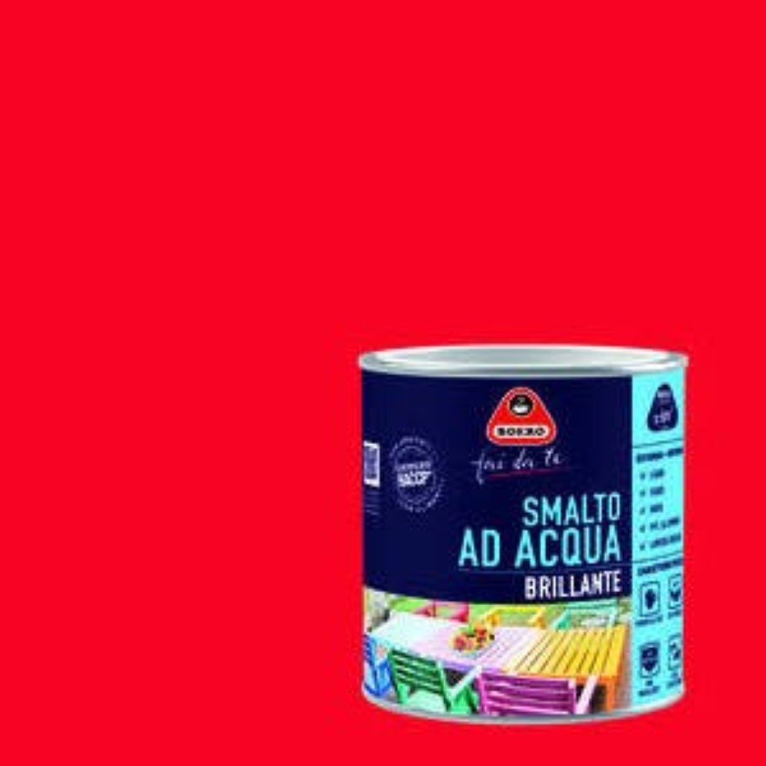 Smalto Brillante Acqua Rosso Ciliegia 0,5 Litri – Boero