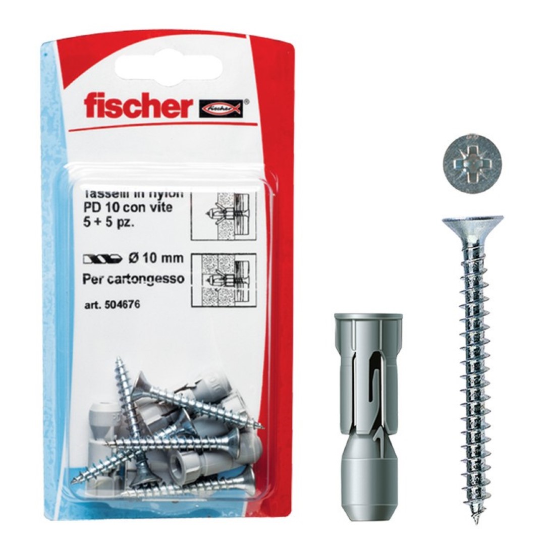 Tasselli Nylon Pd 12 S-K Set 5 Pezzi – Fischer