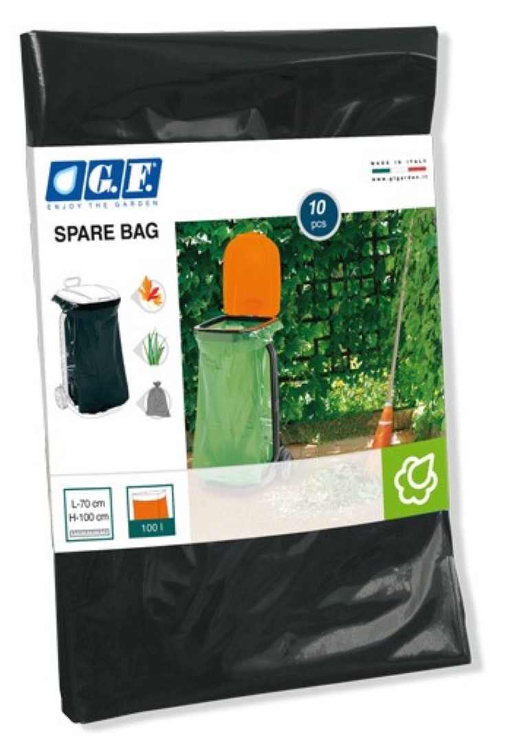 Sacco Da Giardino Colore Nero 100 Litri Confezione Da 10 Pezzi Gf – G.F.