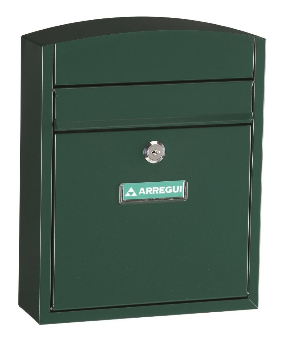 Cassetta Postale In Acciaio Compact Verde 24X28,5X0,95 Cm – Arregui