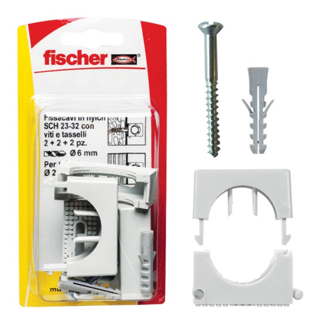 Fissacavi Nylon Sch 1216 K Set 5 Pezzi – Fischer