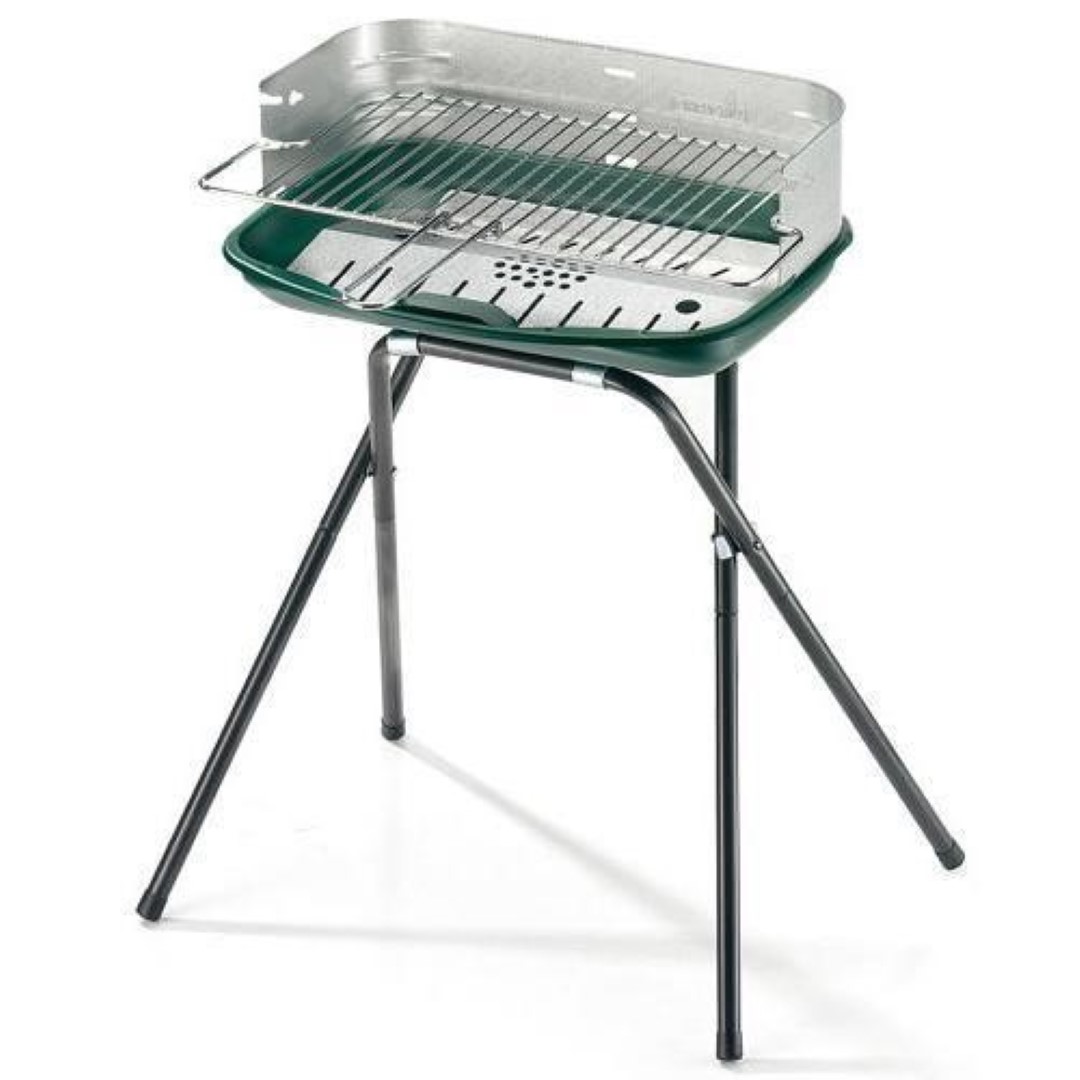 Barbecue Rettangolare Con Griglia 48X34X70 Cm Ompagrill – Ompagrill