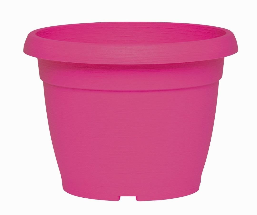 Vaso Similcotto Diametro 25 Cm Spazzolato Set 2 Pezzi Fucsia – Arca