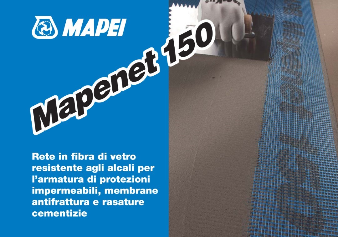 Mapenet 150 Rete In Fibra Di Vetro Per Mapelastic 50 Mt – Mapei