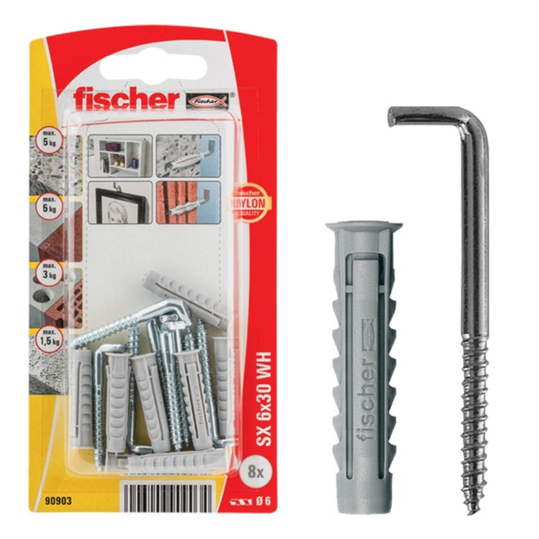 Tasselli Sx 6X30 H K Set 5 Pezzi – Fischer