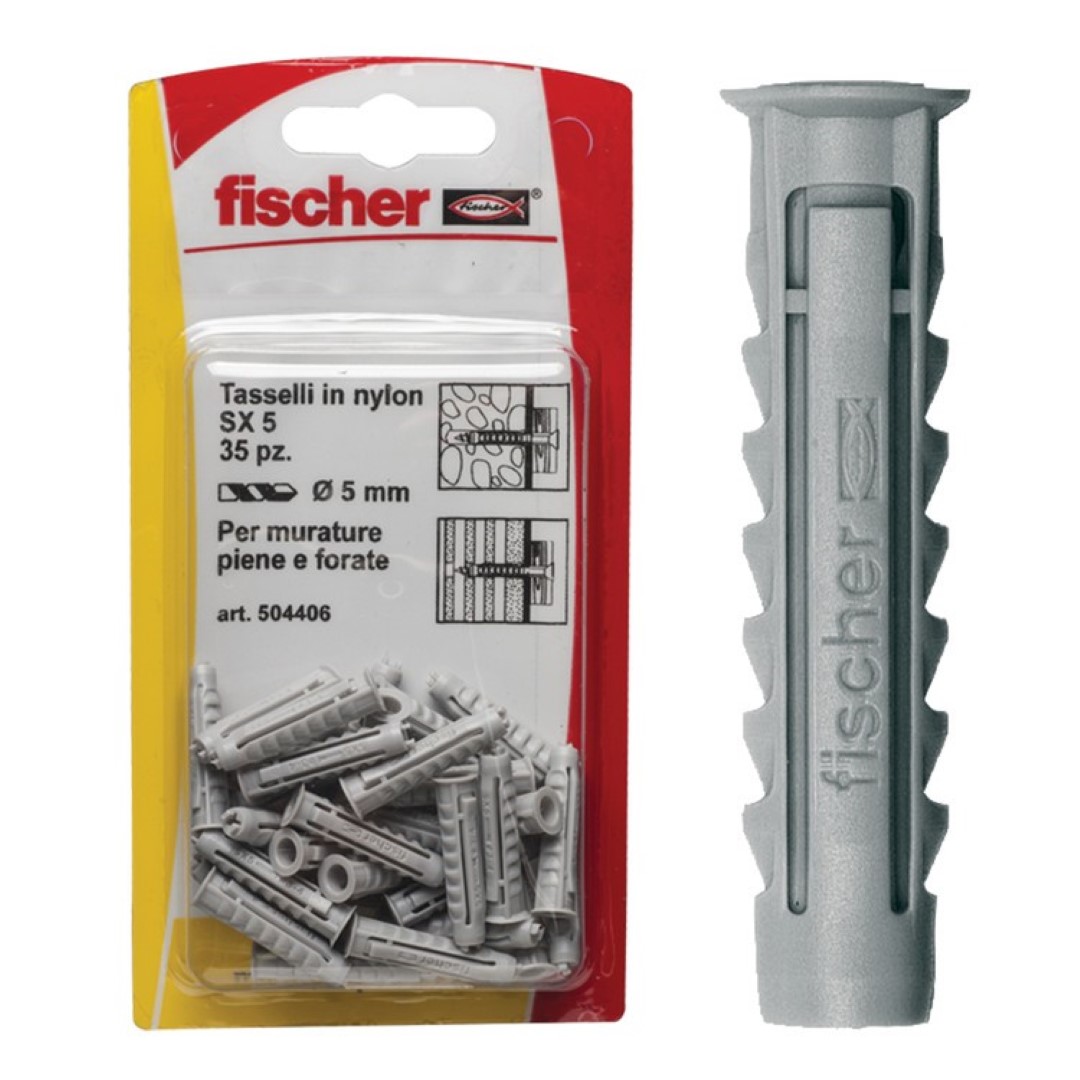 Tasselli Nylon Sx 4 K Set 5 Pezzi – Fischer