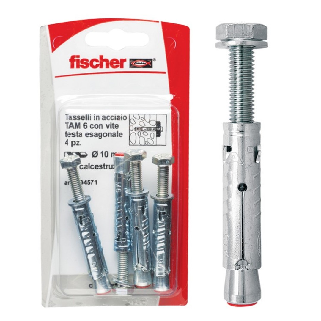 Tasselli Acciaio Ta M 8 S/10 K – Fischer