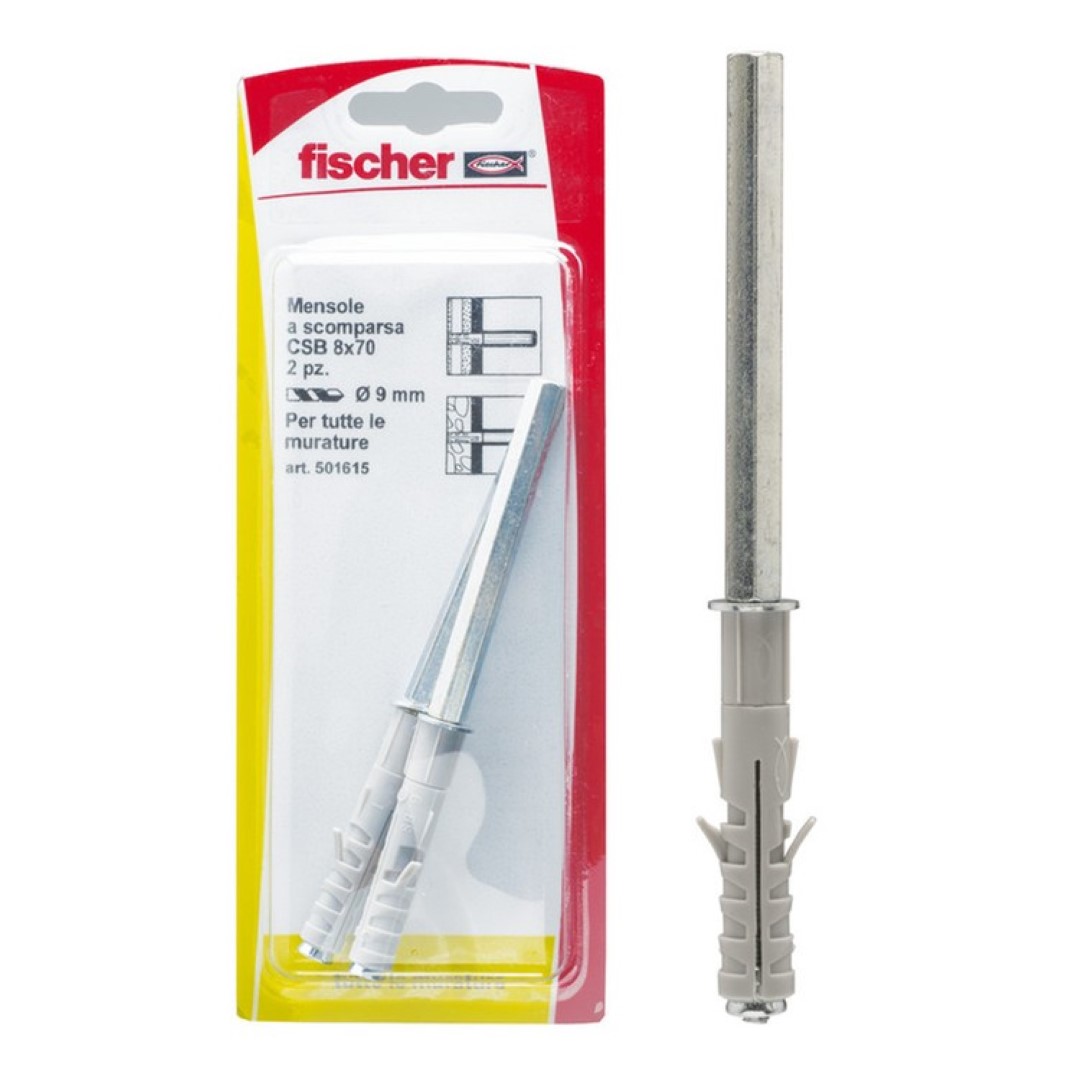 Mensole Csb 8 X 70 K Set 5 Pezzi – Fischer