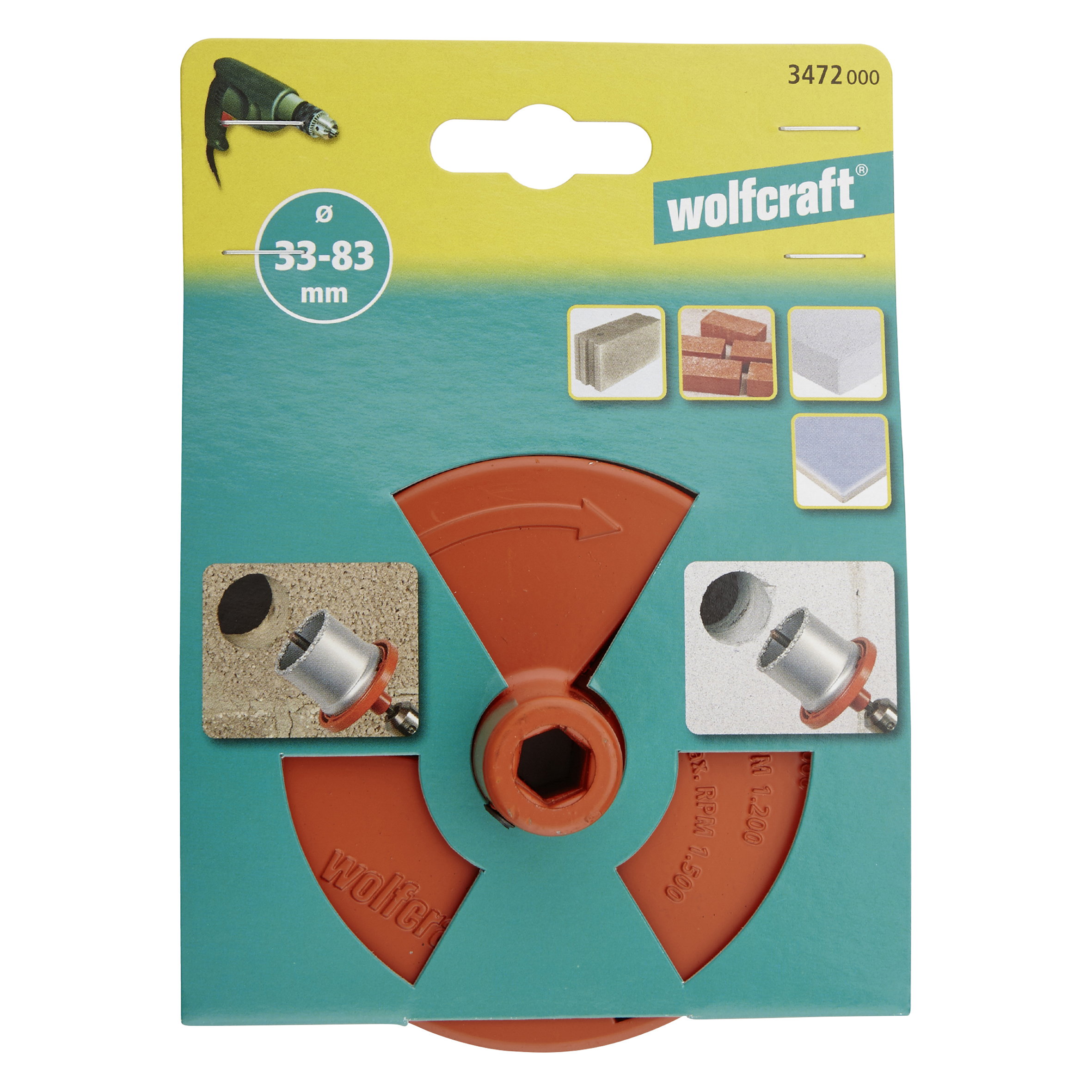 Piatto X Corone X Forare 3469-477 – Wolfcraft