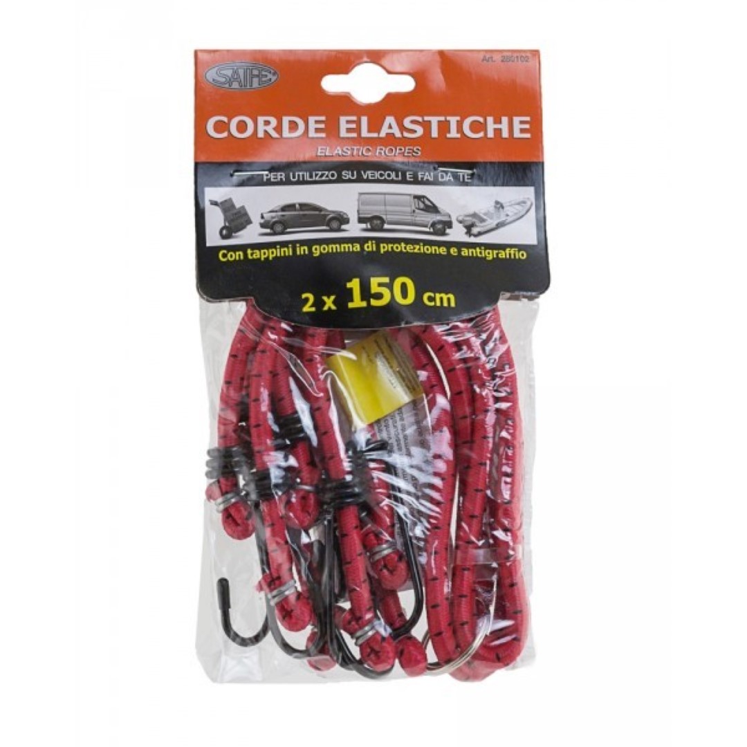 Corde Elastiche Da 150 Cm 2 Pezzi Legabili Rhutten – Rhutten