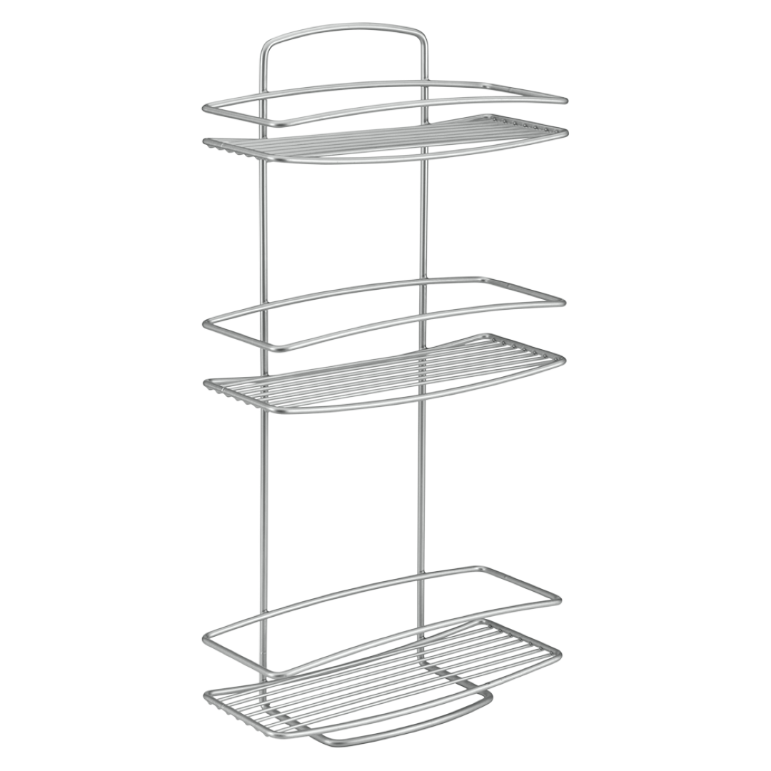 Mensola Rettangolare A 3 Ripiani 26X11X53 Cm Polytherm – Metaltex