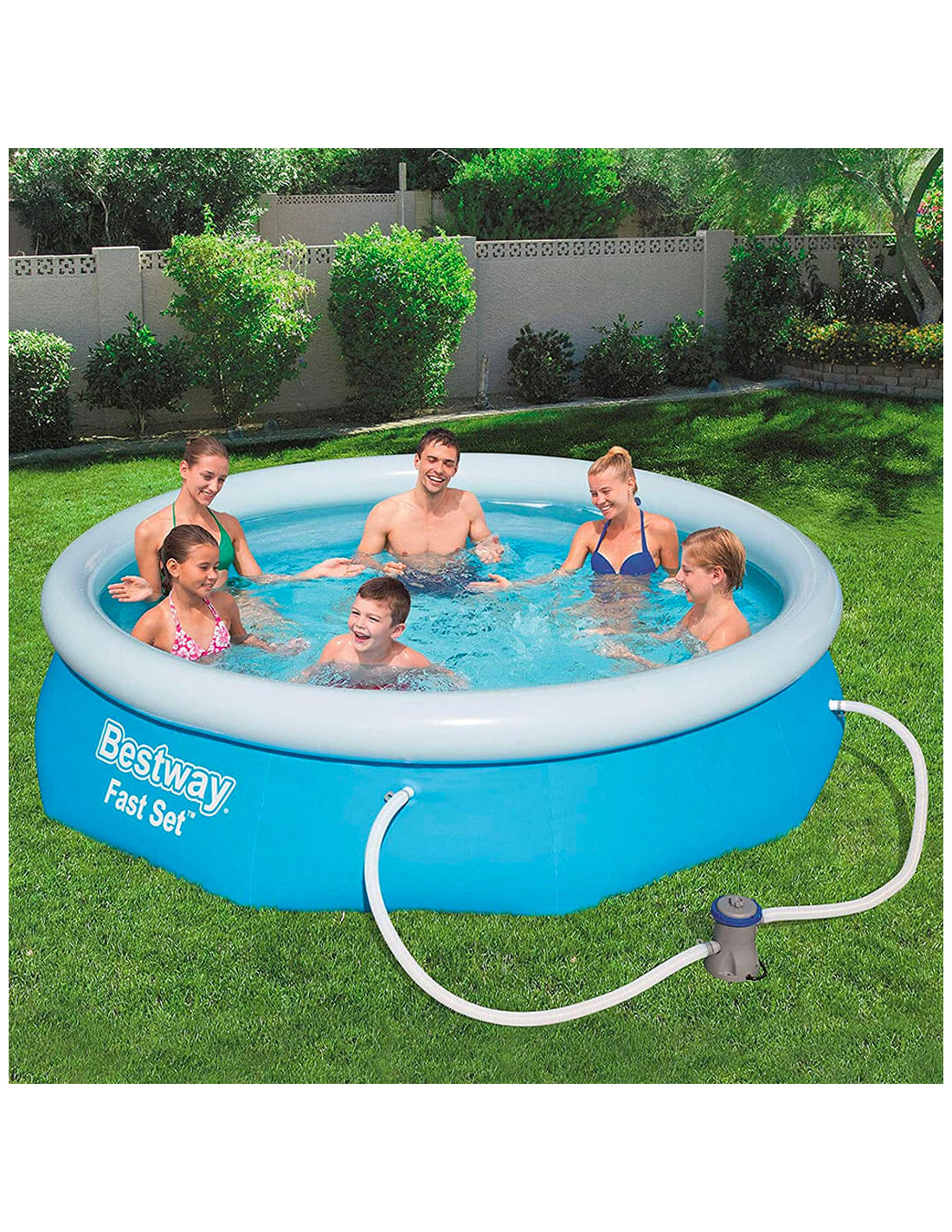 Piscina Fuori Terra Autoportante In Pvc Rotonda Ø 305X76H Pompa – Best Way