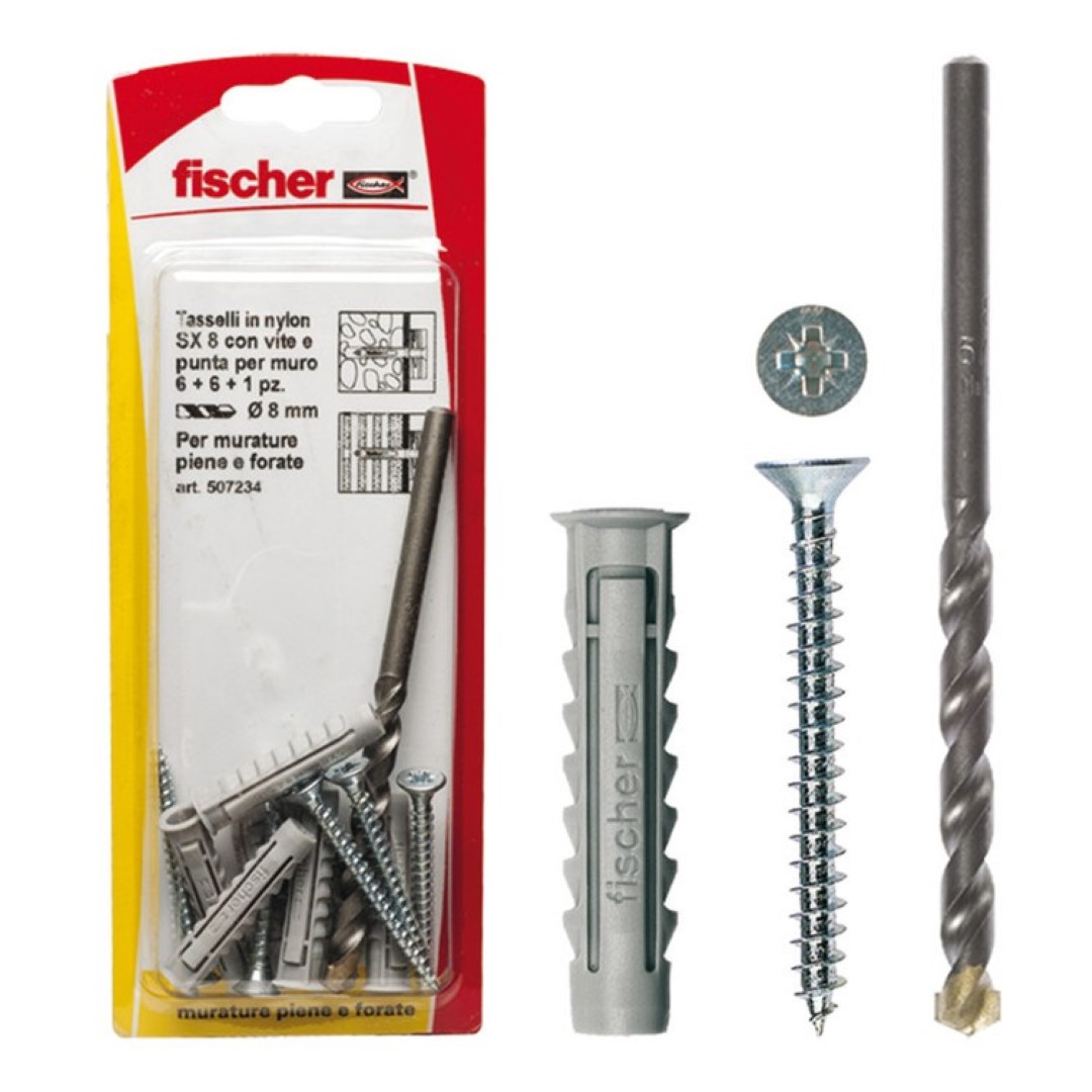 Tasselli Nylon W 100 Sx 6-K Set 5 Pezzi – Fischer