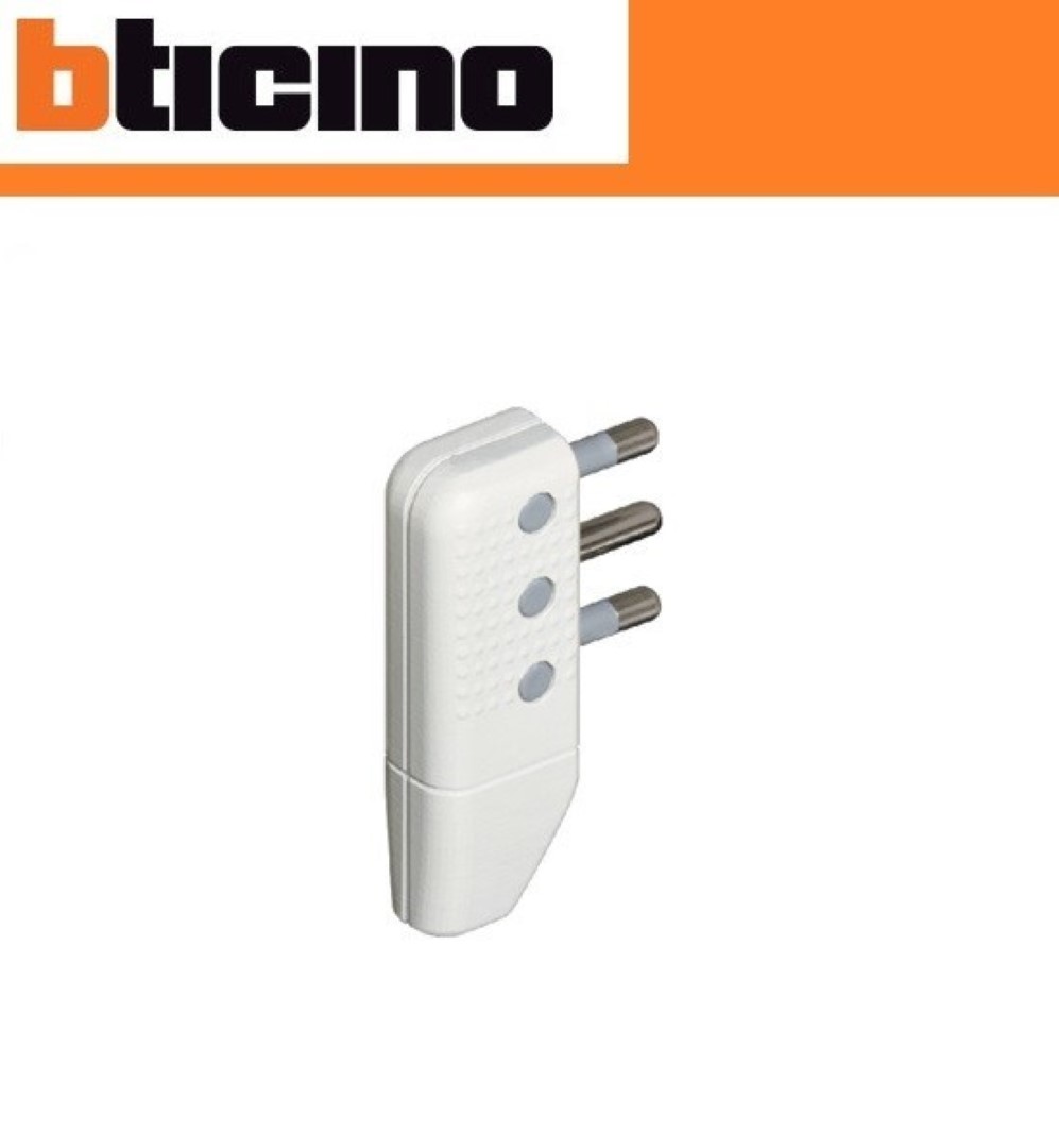 Kitspina Corner Squadra 2P+T 10A Bianco Set 5 Pezzi – Bticino