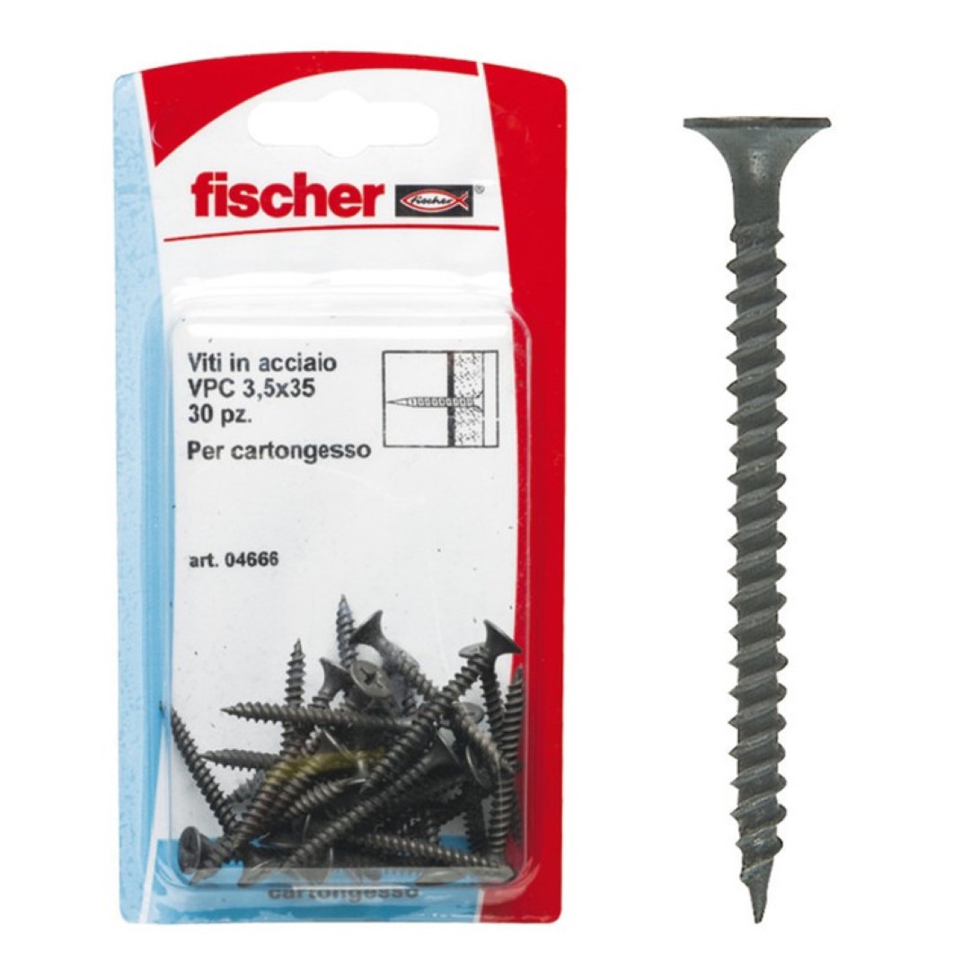 Vpc 3,5X25 Viti Per Cartongesso Set 5 Pezzi – Fischer