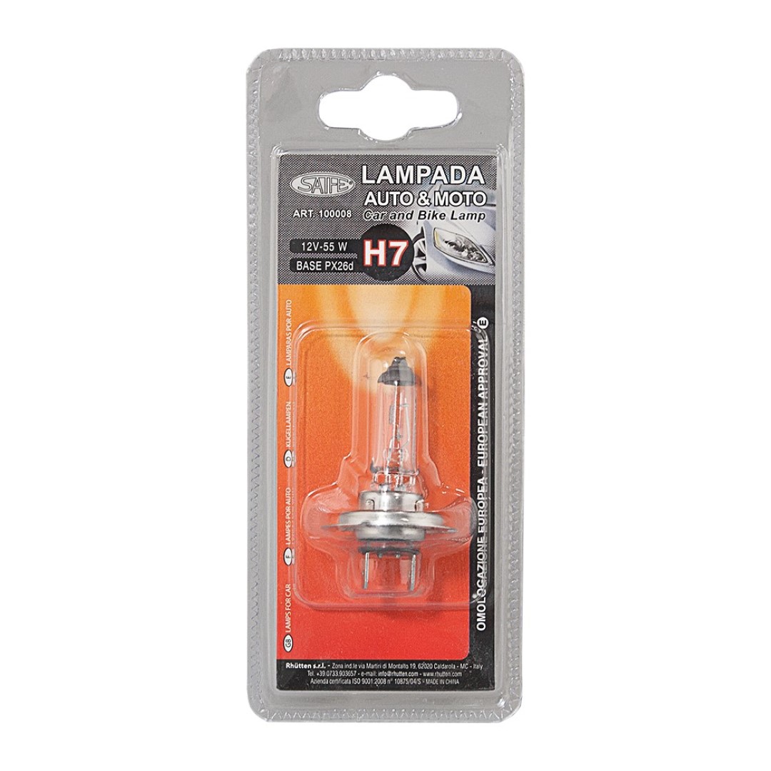 Lampada H7 12V 55W Set 5 Pezzi – Rhutten