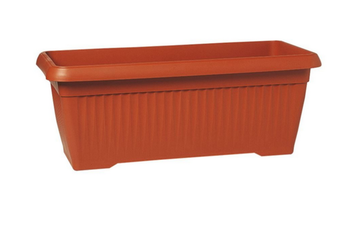 Fioriera Vaso Rettangolare Giglio Maxi Terracotta 60X32 Cm – Arca