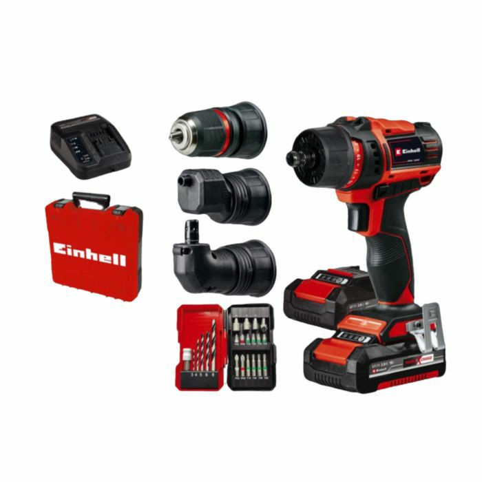 EINHELL Trapano avvitatore a batteria TE-CD 18/45 3X-Li +22 (2x2,0 Ah) -  Centro Ferramenta SNC